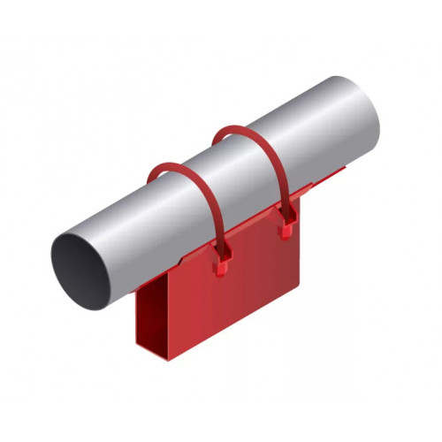 Опора неподвижная приварная корпусная для тепловых сетей исп. А22 / АС22 09Г2С 89х50х340х150 мм ОСТ 36-146-88 3,5 кг