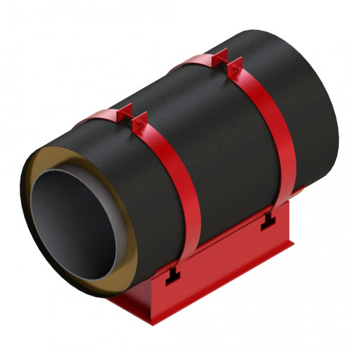 Опора скользящая для труб в ППУ изоляции 45х255 мм ГОСТ 30732-2006