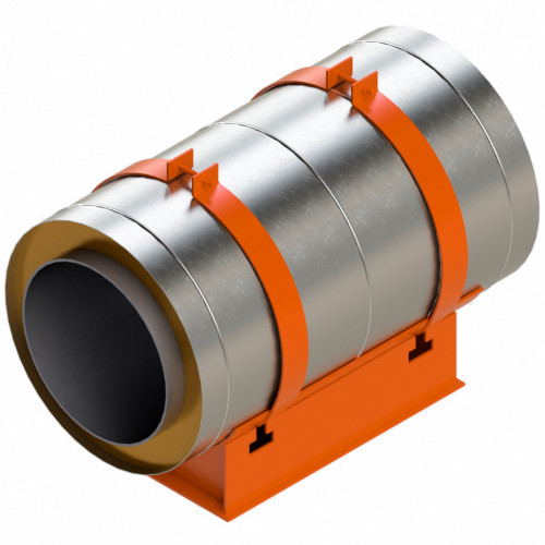 Опора скользящая хомутовая ТС-626.000 194х180х100 мм Серия 5.903-13 выпуск 8-95 10,5 кг