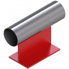 Опора неподвижная приварная тавровая для тепловых сетей исп. АС10 ВСт3 18х100х100 мм ОСТ 36-146-88 0,7 кг