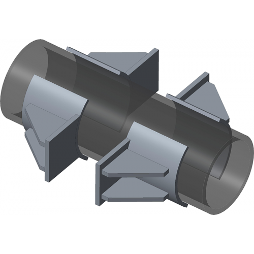 Опора неподвижная двухупорная усиленная для тепловых сетей ТС-662.00.00 530х200х230х786 мм Серия 5.903-13 выпуск 7-95 46 кг