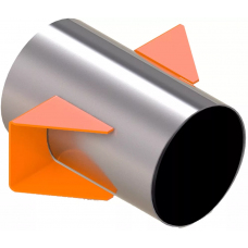 Опора вертикальных трубопроводов 1020-ВП-А1 1020х8х300х200 мм ОСТ 36-146-88