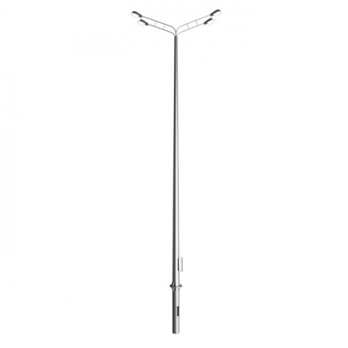 Опора освещения силовая граненая прямостоечная ОСп-0,4(90)-9,0-11,5-02-Ц 09Г2С 90х262,5х9 мм