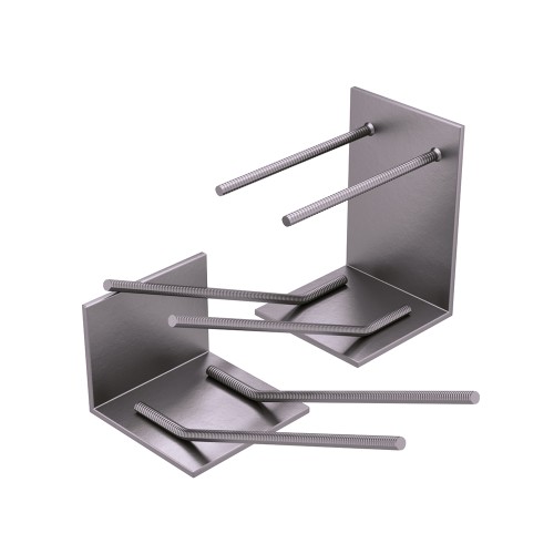 Закладная деталь для железобетонных конструкций оцинкованная петля МН829 1.400-15.В1.В10-28 219х4,5х490 мм Серия 1.400-15 Выпуск 1